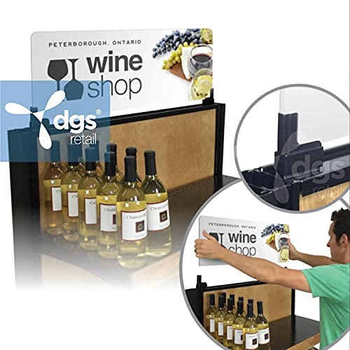 50 Pack Magnetic Boot Sign Holder Clips for Gondolas